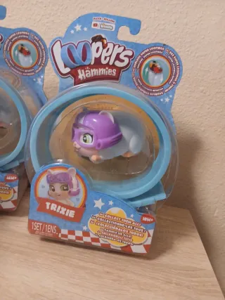 Set di tre giocattoli Loopers Hammies, personaggio Trixie