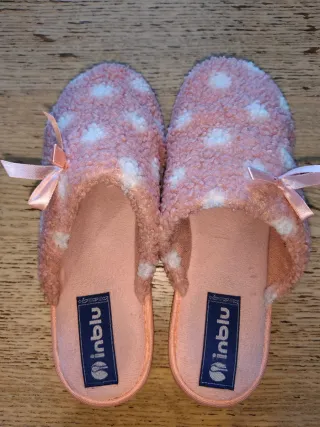 Pantofole Inblu Rosa Pois Tg 40