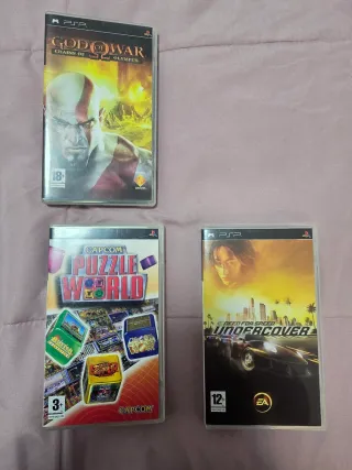 Sony PSP 2004 Roja + 10 Juegos + 1 ɓpelícula