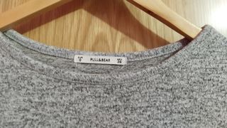 Vestido gris Pull&Bear talla M