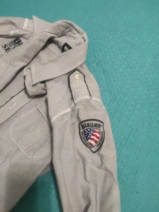 Camicia Blauer uomo grigia