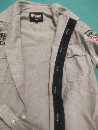 Camicia Blauer uomo grigia