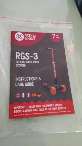 Patinete 3 Ruedas s3Style +7 Años