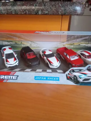 Pack 6 Coches Majorette Japan Racer