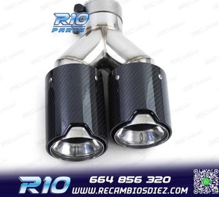 COLA ESCAPE DOBLE BMW M PERFORMANCE CARBONO CROMO DCH