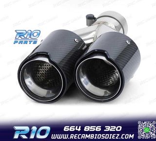 COLA ESCAPE DOBLE BMW M PERFORMANCE CARBONO CROMO DCH