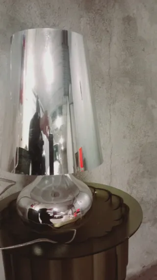 Lampada Cindy Kartell Argento Trasparente