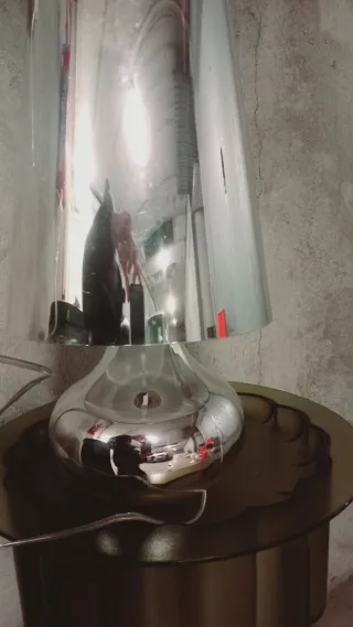 Lampada Cindy Kartell Argento Trasparente