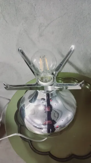 Lampada Cindy Kartell Argento Trasparente