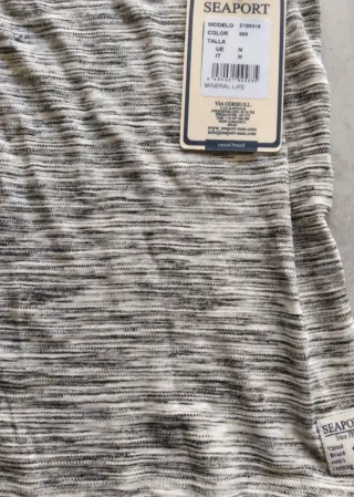 Camiseta Seaport Casual Manga Corta Talla M