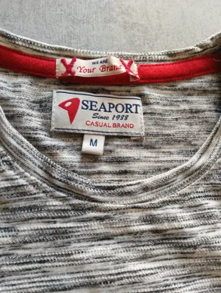 Camiseta Seaport Casual Manga Corta Talla M