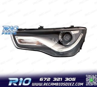 FARO IZQ XENON AUDI A1 10-14 DRL NEGRO