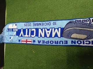 Bufanda Real Madrid vs Man City Europa 2025