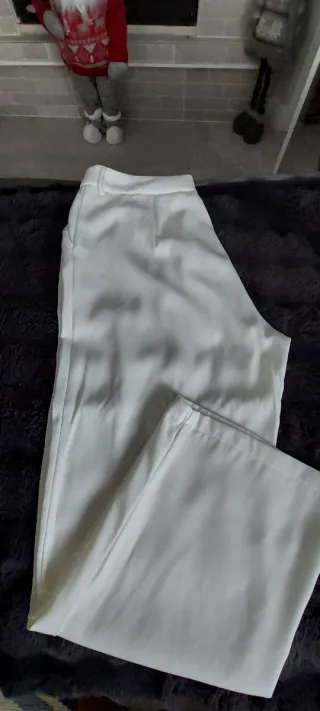 Conjunto Pantalón y Blusa Blanco