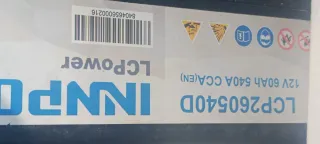 Batería Coche LCP26054D 12V 60Ah 540CCA