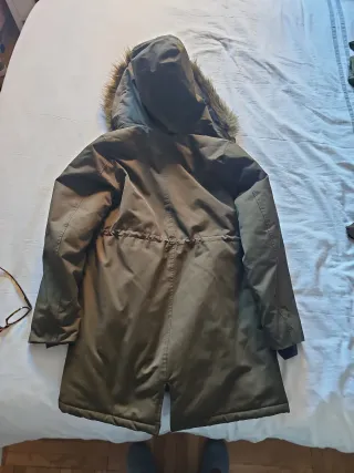 Parka niña Zara verde T.164 (13-14 años)