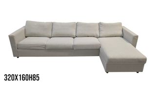 Sofá modular Ikea beige tela