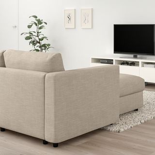 Sofá modular Ikea beige tela