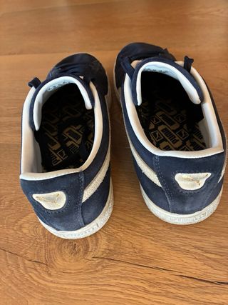 Zapatillas Puma Suede Azul y Blanco