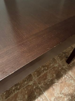 Mesa de comedor color wenge