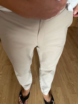 Pantalón jogger Uniqlo beige