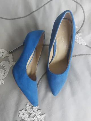 Zapatos de tacón BLANCO azules