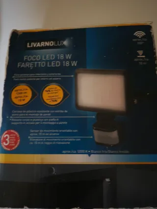 LivarnoLux Faretto LED 18W Nuovo