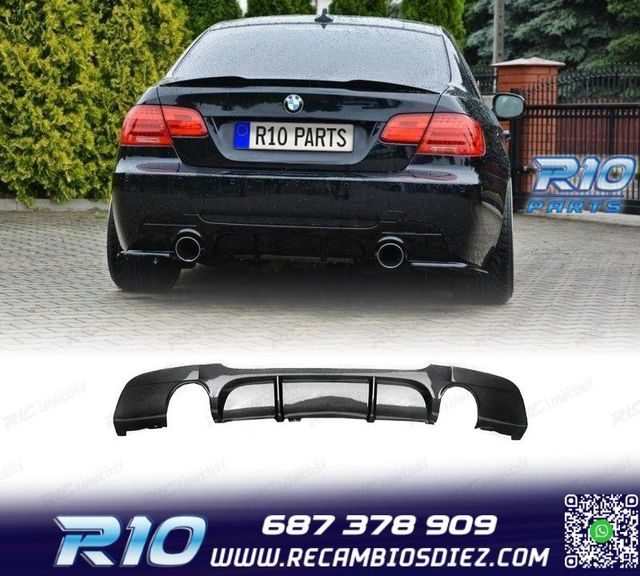 DIFUSOR BMW E92 E93 LOOK M PERFORMANCE CARBONO O---O