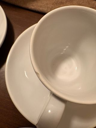 Set 6 Tazas Café IKEA con Jarra Leche