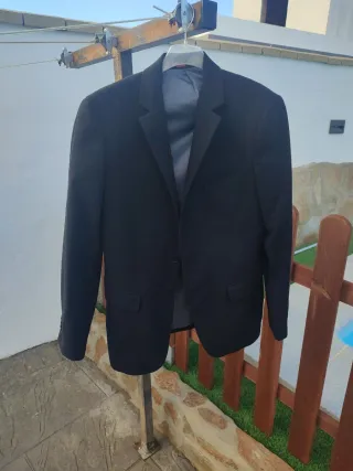 Chaqueta de vestir negra mujer