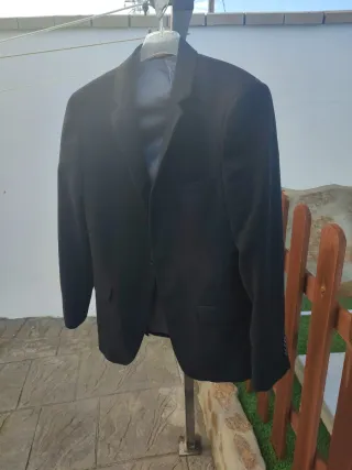 Chaqueta de vestir negra mujer