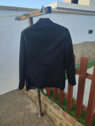 Chaqueta de vestir negra mujer