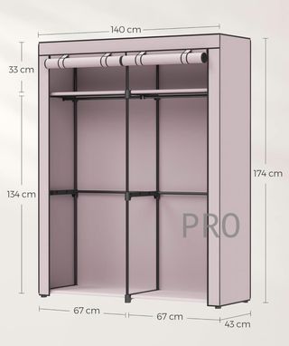 Guardaroba in tessuto