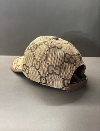Gorra Gucci Jumbo Beige y Marrón