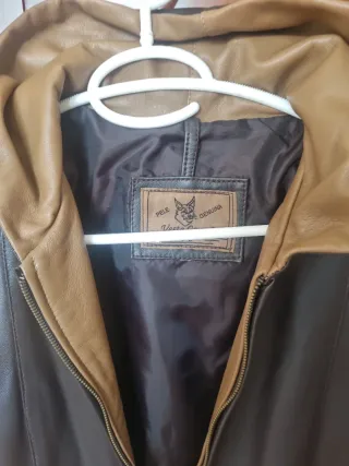 Cazadora de piel de peletería