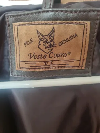 Cazadora de piel de peletería