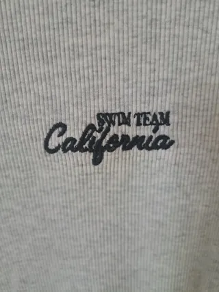 Camiseta canalé Bershka