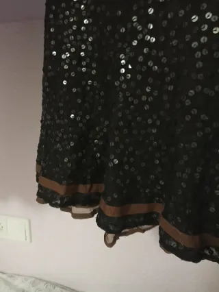 Conjunto Tintoretto Falda y Top Lentejuelas