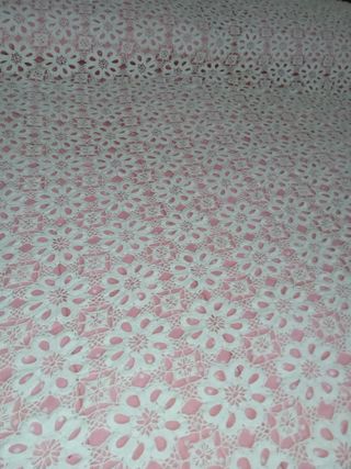 Copriletto uncinetto fatto a mano