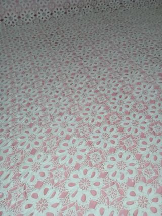 Copriletto uncinetto fatto a mano