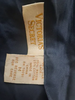 Camisón Victoria's Secret Azul Marino Talla M