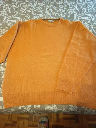 Jersey In Extenso Caballero Naranja Talla M