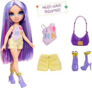 MUÑECA VIOLETA DE ESTILO FASHION - RAINBOW HIGH