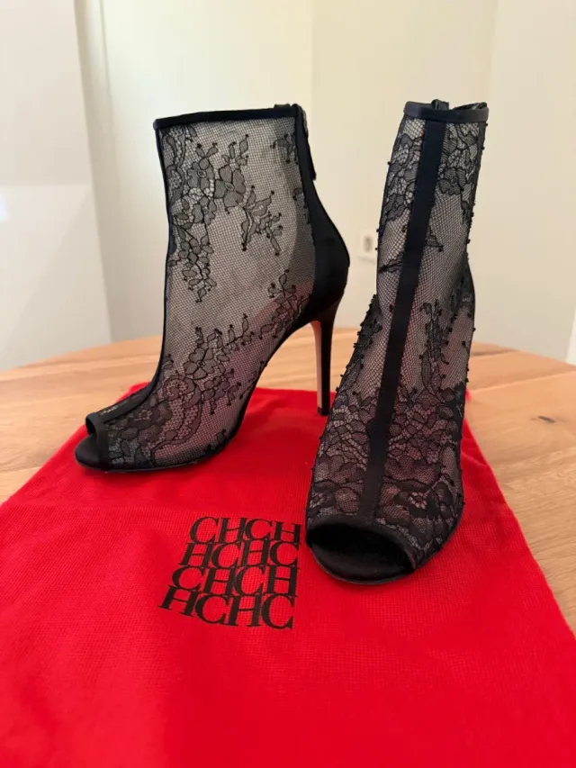 Botines de encaje Carolina Herrera