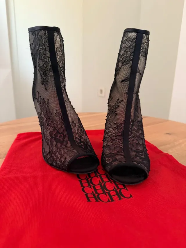 Botines de encaje Carolina Herrera