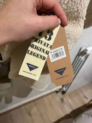 Capa borreguito PRIVATA Beige Talla Única