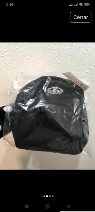 Mini Mochila Vans Off The Wall Negra