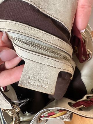 Borsa Gucci Originale Beige e Marrone