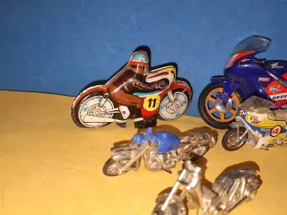 Lote Motos Juguete Antiguas Años 70-80