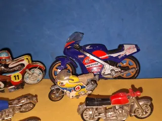 Lote Motos Juguete Antiguas Años 70-80